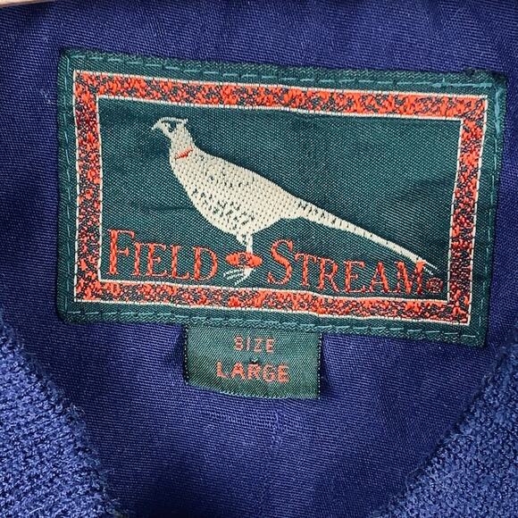 Vintage Field & Stream Gordon & Ferguson Insulated Bomber Jacket Navy – Size L - Picture 4 of 6